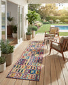 Urban Terrace Collection Area Rug -  Boardwalk Runner Multi  lifestyle 51