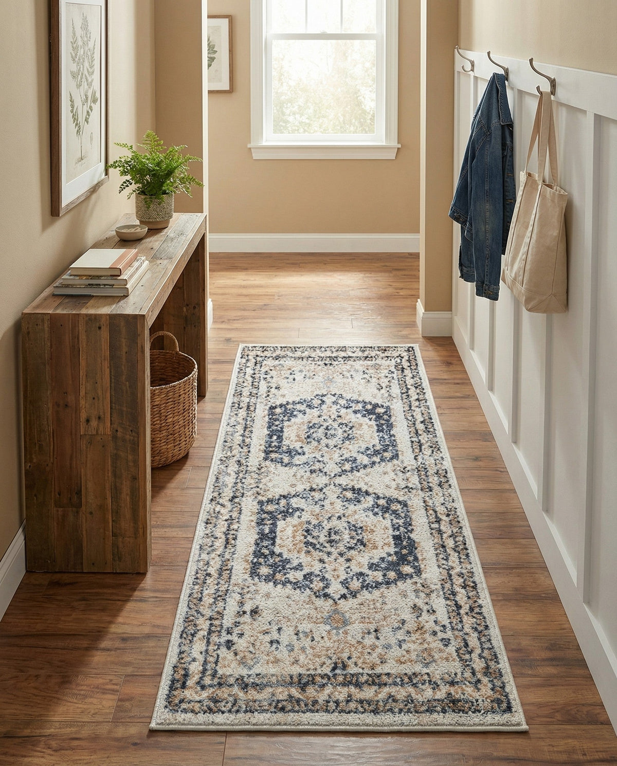 Cambridge Classics Collection Area Rug -  Pembroke (Cream) Runner Cream  lifestyle 91