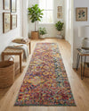Sierra Collection Area Rug -  Catalina Runner Multi  lifestyle 60
