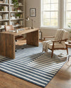 Copenhagen Edge Collection Area Rug -  Vesterbro Rectangle Blue  lifestyle 36