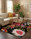 Seaside Blooms Collection Area Rug -  Versailles Rectangle Multi  lifestyle 53