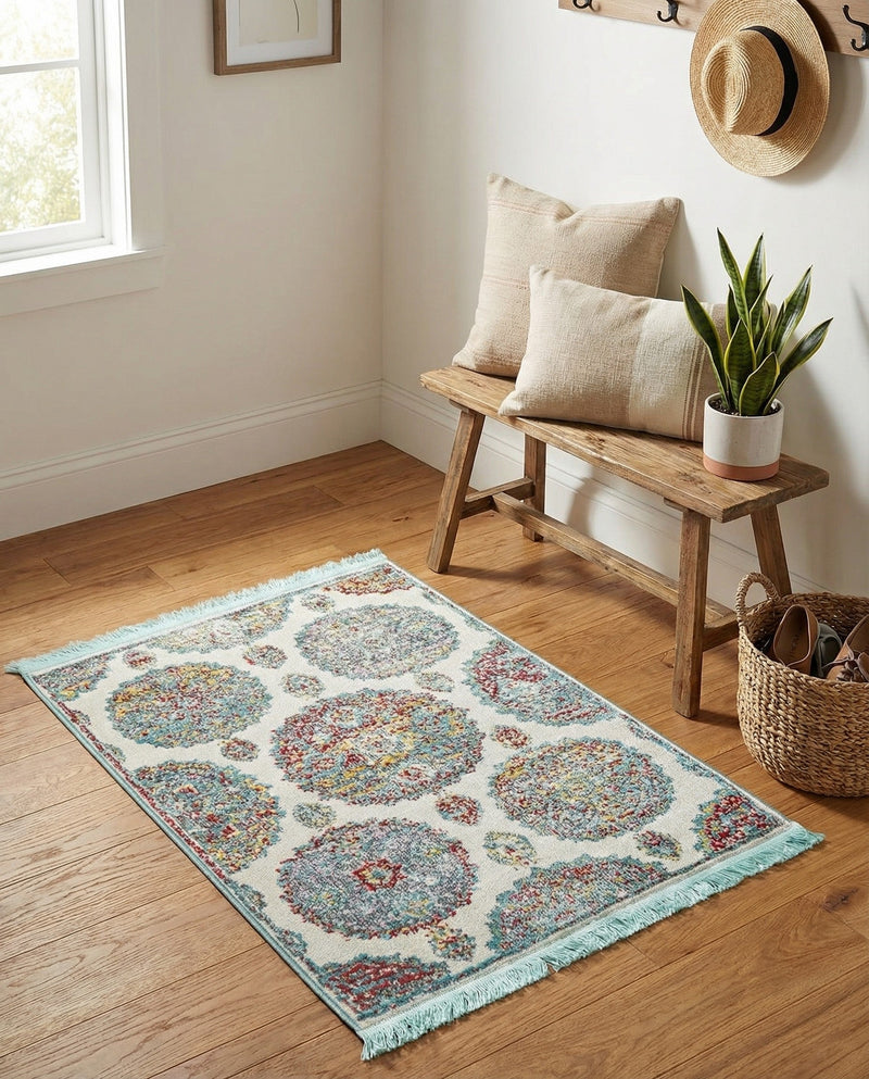 Arcadia Rugs Collection Area Rug -  Atlantis (Cream) Rectangle Cream  lifestyle 22