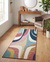Urban Terrace Collection Area Rug - Venice Runner Multi  lifestyle 50