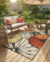 Outdoor Marrakesh Collection Area Rug -  Tetouan Rectangle Multi  lifestyle 27