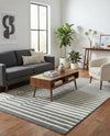 Copenhagen Edge Collection Area Rug -  Vesterbro Rectangle Gray  lifestyle 53