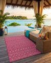 Savannah Pergola Collection Area Rug -  Pergola (Fuschia) Rectangle Fuschia  lifestyle 14