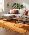 Trellis Mosaic Collection Area Rug - Arborville (Orange) Rectangle Orange  lifestyle 21