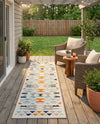 Bahama Breeze Outdoor Collection Area Rug -  Andros Runner Gray  lifestyle 69