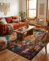 Marrakesh Elegance Collection Area Rug -  Larache Rectangle Multi  lifestyle 22