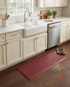 Cozy Mat Collection Area Rug -  Cloister Rectangle Burgundy Red  lifestyle 25