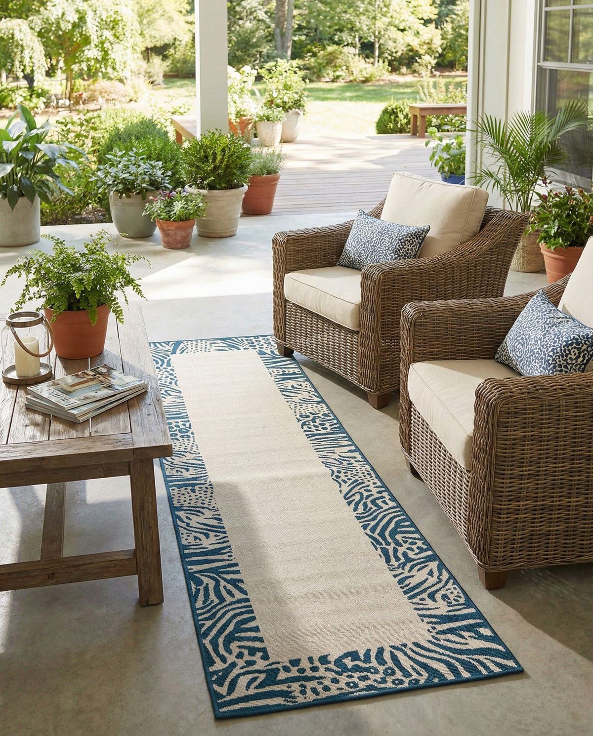 Savannah Escape Collection Area Rug - Serengeti Runner Ivory  lifestyle 82