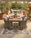 Coastal Terrace Collection Area Rug -  Sandbar Rectangle Ivory  lifestyle 17