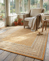 Soho Elegance Collection Area Rug -  Mercer (Orange) Rectangle Orange  lifestyle 8