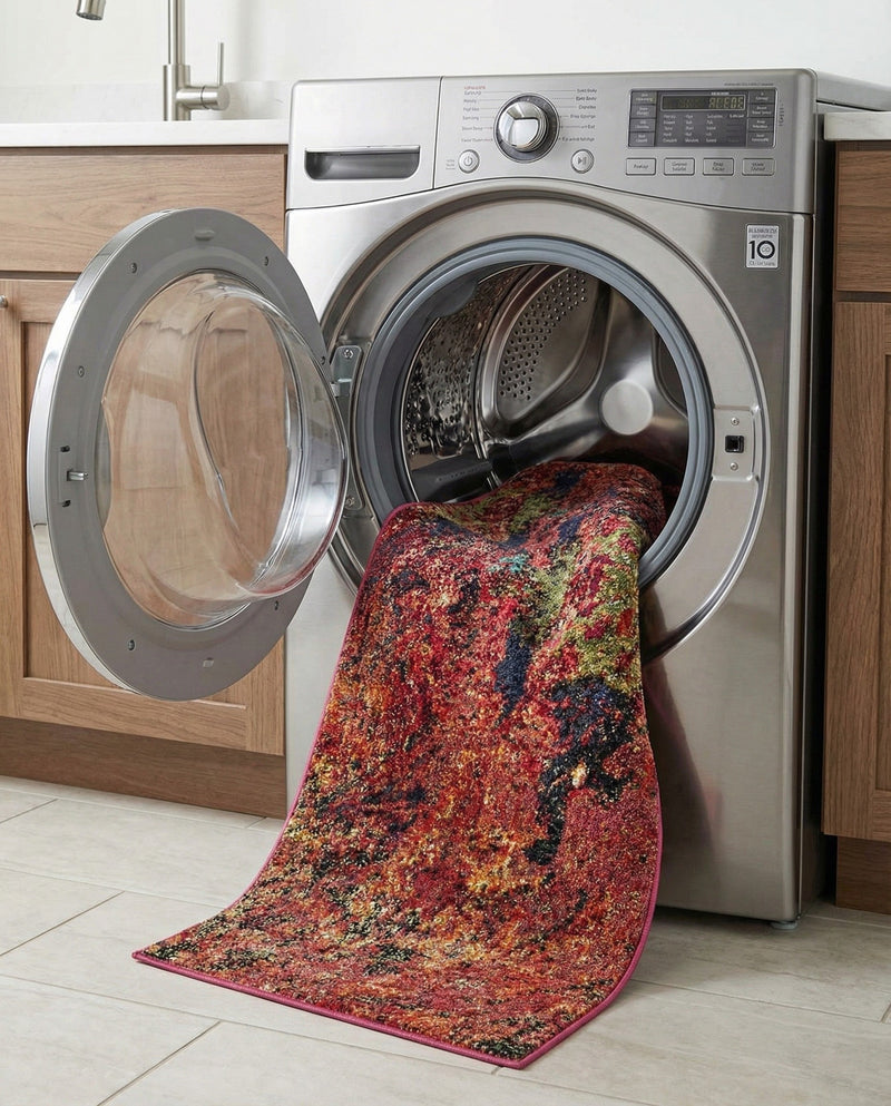 Autumnal Tapestry Collection Area Rug -  Chromaticville Runner Multi  lifestyle 52