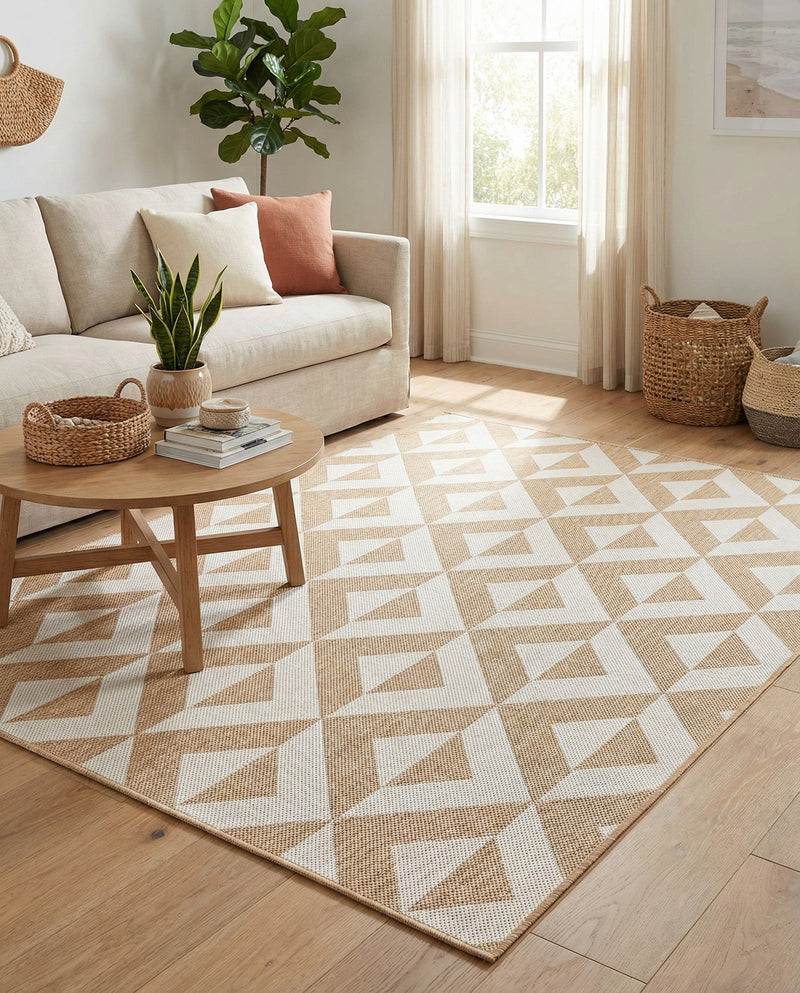 Urban Oasis Rugs Collection Area Rug -  Highrise (Beige) Rectangle Beige  lifestyle 22