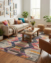Colorburst Oasis Collection Area Rug -  Mirage Rectangle Multi  lifestyle 15