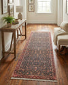 Bazaar Chic Collection Area Rug -  Tangier Runner Navy Blue  lifestyle 49