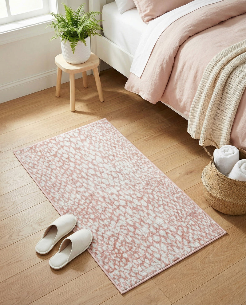 Aegean Elegance Washables Collection Area Rug -  Mykonos Rectangle Rose Pink  lifestyle 63