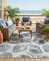 Seaside Haven Rugs Collection Area Rug -  Lighthouse (Ivory and Navy Blue) Rectangle Ivory and Navy Blue  lifestyle 12