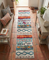 Colorburst Oasis Collection Area Rug -  Lagoon Runner Multi  lifestyle 44