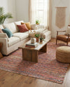 Zigzag Marina Collection Area Rug - HarborStripes Rectangle Multi  lifestyle 21