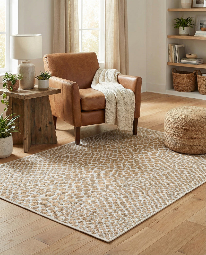Urban Oasis Rugs Collection Area Rug -  Terrace (Dark Beige) Rectangle Dark Beige  lifestyle 19