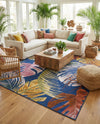 Meadow Breeze Collection Area Rug -  Clover Rectangle Multi  lifestyle 48
