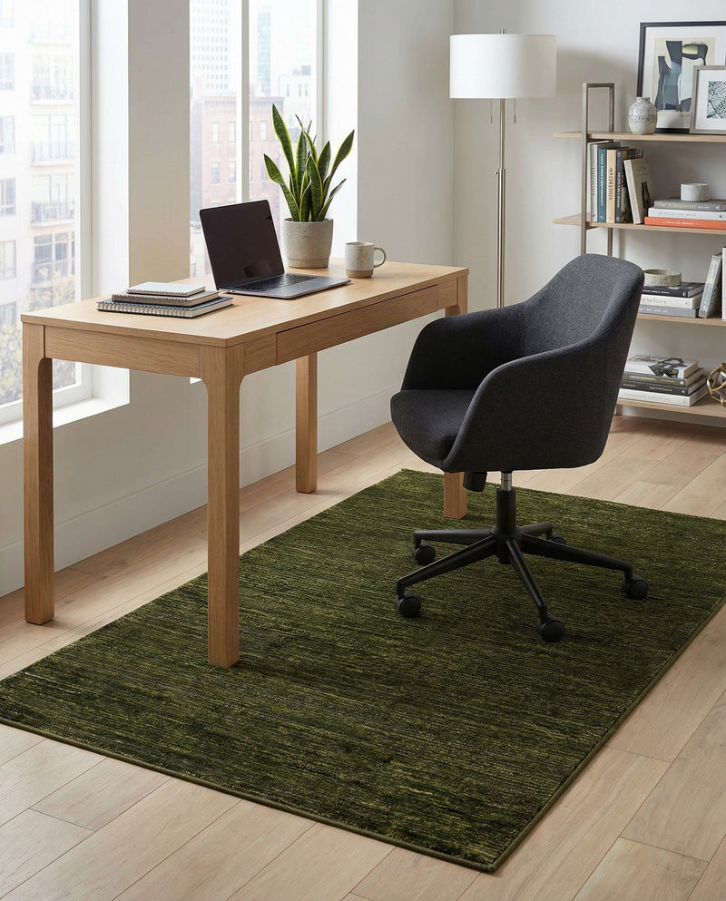 Bloomsbury Elegance Collection Area Rug -  Kensington (Green) Rectangle Green  lifestyle 8