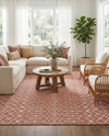Savannah Pergola Collection Area Rug -  Pergola (Rust Red) Rectangle Rust Red  lifestyle 17