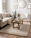 Casablanca Comfort Collection Area Rug -  Fez Rectangle Taupe  lifestyle 15