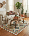 Coastal Terrace Collection Area Rug -  Sandbar Rectangle Ivory  lifestyle 18