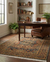Ottoman Elegance Collection Area Rug - Sultan Rectangle Blue  lifestyle 18