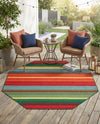 Urban Terrace Collection Area Rug -  Canopy Octagon Multi  lifestyle 41