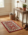Tabriz Tapestry Collection Area Rug - Sahand (Red) Rectangle Red  lifestyle 19