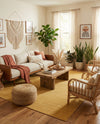 Soho Elegance Collection Area Rug - Chelsea (Gold) Rectangle Gold  lifestyle 14