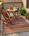 Urban Terrace Collection Area Rug -  Walkway Rectangle Multi  lifestyle 8