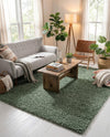Alpine Plush Collection Area Rug -  Cortina (Sage) Square Sage  lifestyle 40