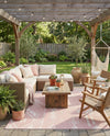 Desert Nomad Terrace Collection Area Rug - Sahara (Pink) Rectangle Pink  lifestyle 21