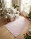 Dover Terrace Collection Area Rug - Marina (Pink) Rectangle Pink  lifestyle 17