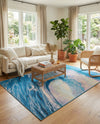 Urban Terrace Collection Area Rug - Veranda Rectangle Blue  lifestyle 8