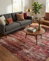 Sahara Essence Collection Area Rug - Oasis (Rust Red) Rectangle Rust Red  lifestyle 19