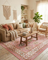 Copenhagen Comfort Collection Area Rug -  Sønderborg Rectangle Rose  lifestyle 10