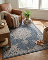 Patio Heritage Collection Area Rug -  Charleston (Charcoal Gray) Rectangle Charcoal Gray  lifestyle 18