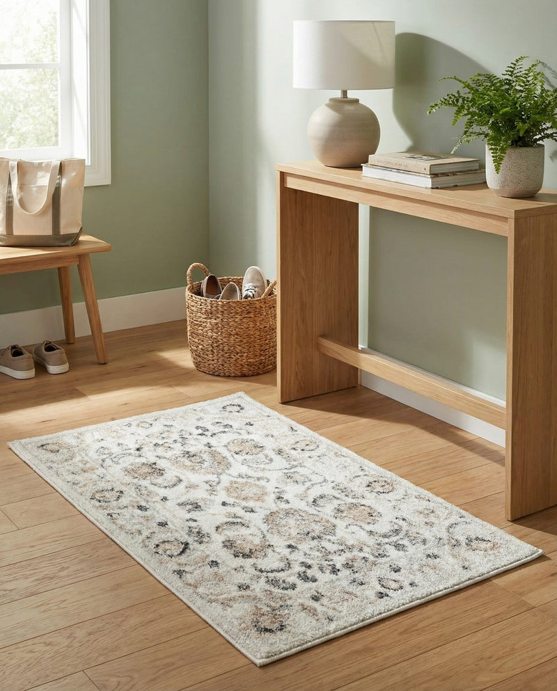 Adriana Terrace Collection Area Rug -  Positano (Ivory) Rectangle Ivory  lifestyle 22