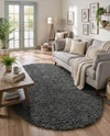 Alpine Plush Collection Area Rug -  Cortina (Peppercorn) Oval Peppercorn  lifestyle 38