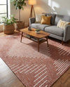 Urban Terrace Collection Area Rug -  Chelsea (Rust Red) Rectangle Rust Red  lifestyle 12