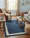 Studio Haven Collection Area Rug -  Alcove (Navy Blue) Rectangle Navy Blue  lifestyle 12
