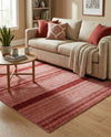 Jewel Oasis Collection Area Rug - Sapphire (Rusty Pink Rose) Rectangle Rusty Pink Rose  lifestyle 15