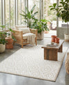 Sanctuary Retreat Collection Area Rug -  Oasis Rectangle Snow White  lifestyle 21