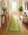 Horizon Collection Area Rug -  Apex (Light Green) Runner Light Green  lifestyle 53
